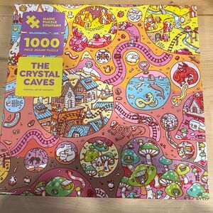 Magic Puzzle The Crystal Caves 1000 Piece Jigsaw Puzzle
